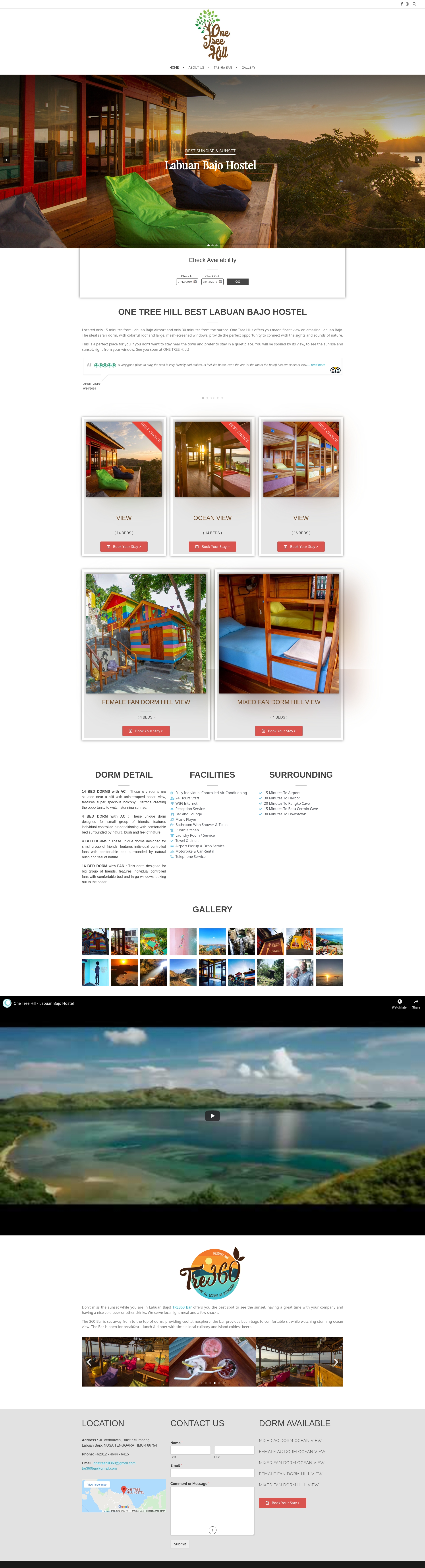 labuan bajo hostel - one tree hill hostel